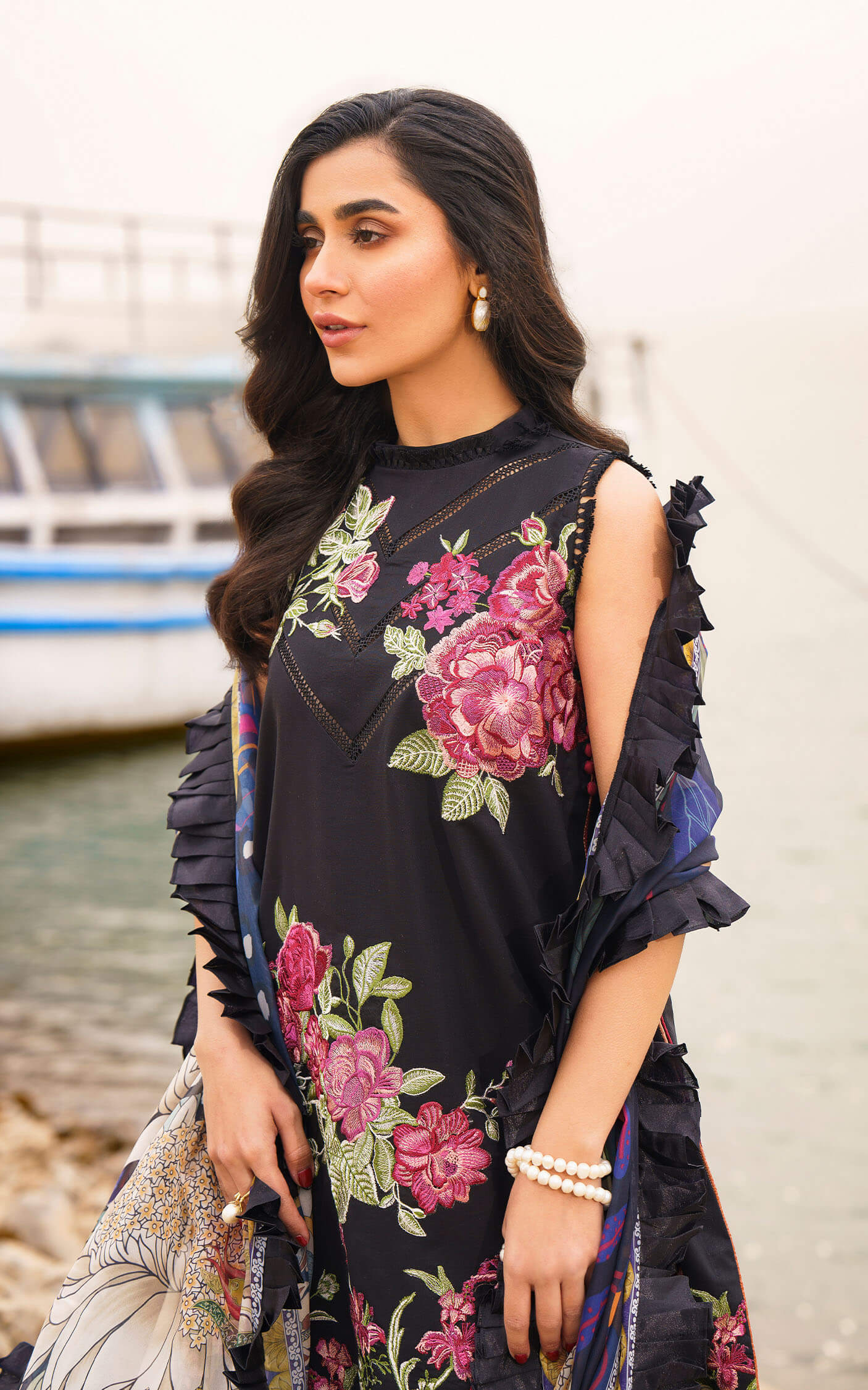 Asifa and Nabeel | Meraki Summer 24 | DAPHNE-U141M019 - by - Libasekhas UK - Registered Vendor of : Asifa and Nabeel - 100% Original Designer Dresss