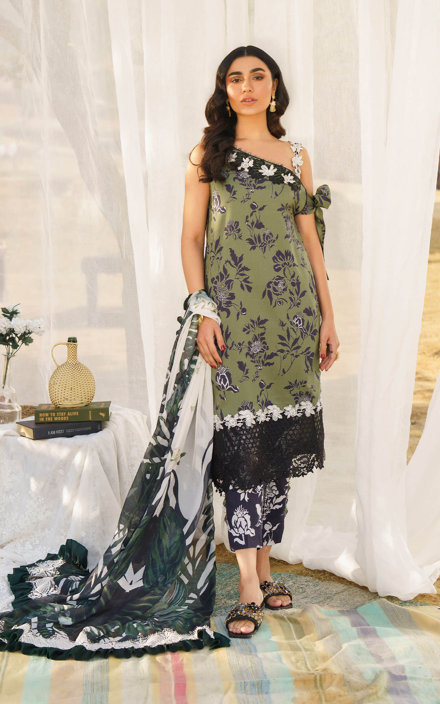 Asifa and Nabeel | Meraki Summer 24 | DARCY-U141M011 - by - Libasekhas UK - Registered Vendor of : Asifa and Nabeel - 100% Original Designer Dresss