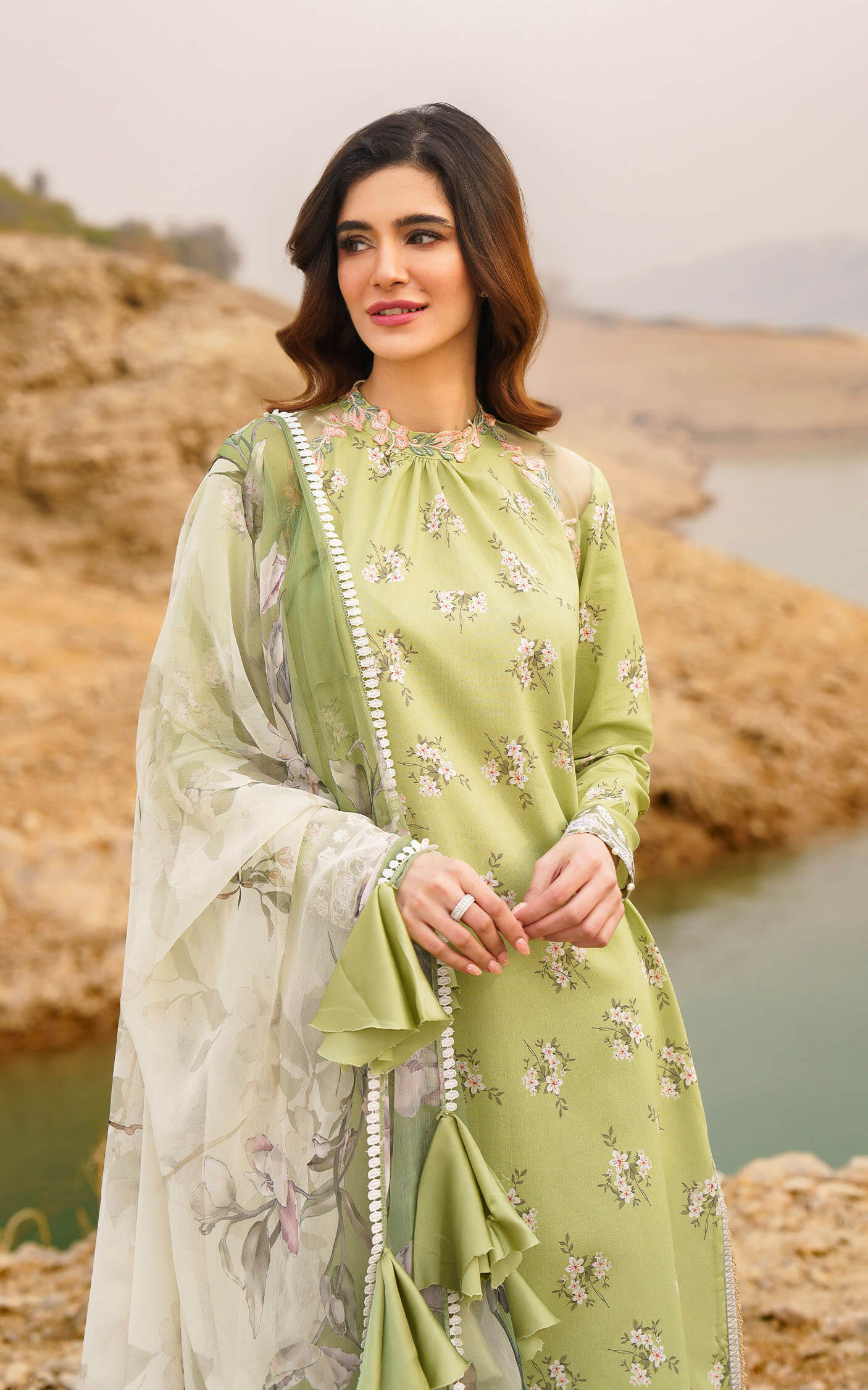 Asifa and Nabeel | Meraki Summer 24 | Lara - by - Libasekhas UK - Registered Vendor of : Asifa and Nabeel - 100% Original Designer Dresss