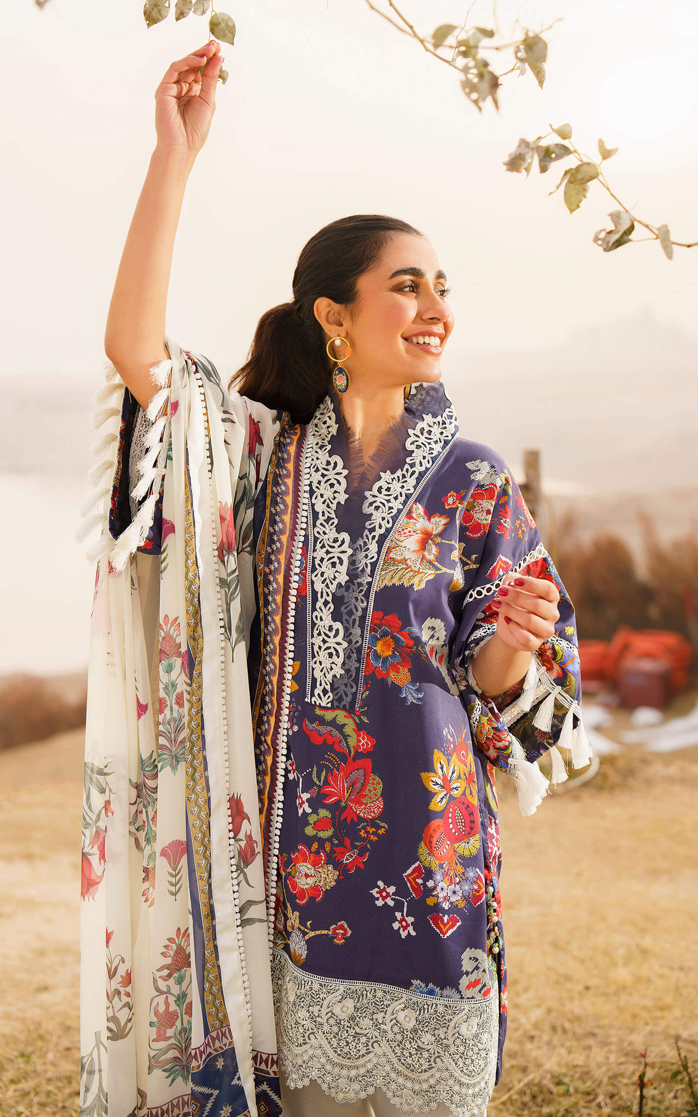 Asifa and Nabeel | Meraki Summer 24 | ALORA-U141M003 - by - Libasekhas UK - Registered Vendor of : Asifa and Nabeel - 100% Original Designer Dresss