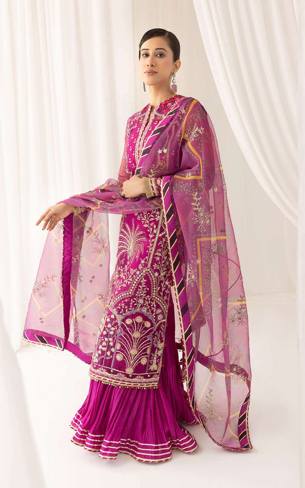 Asifa and Nabeel | Barasti Festive 23 | Raqs (ANB-02) - by - Libasekhas UK - Registered Vendor of : Asifa and Nabeel - 100% Original Designer Dresss