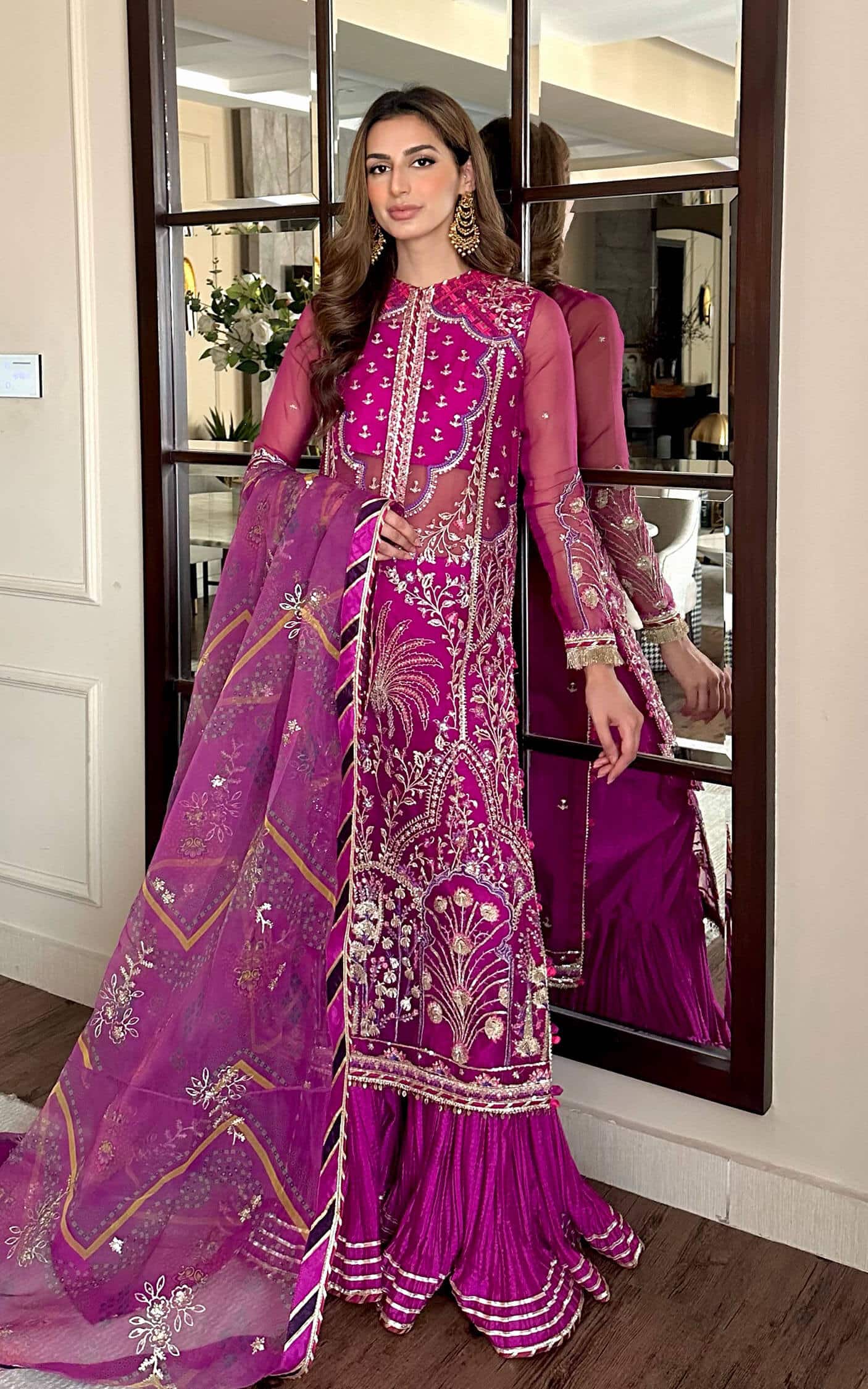 Asifa and Nabeel | Barasti Festive 23 | Raqs (ANB-02) - by - Libasekhas UK - Registered Vendor of : Asifa and Nabeel - 100% Original Designer Dresss