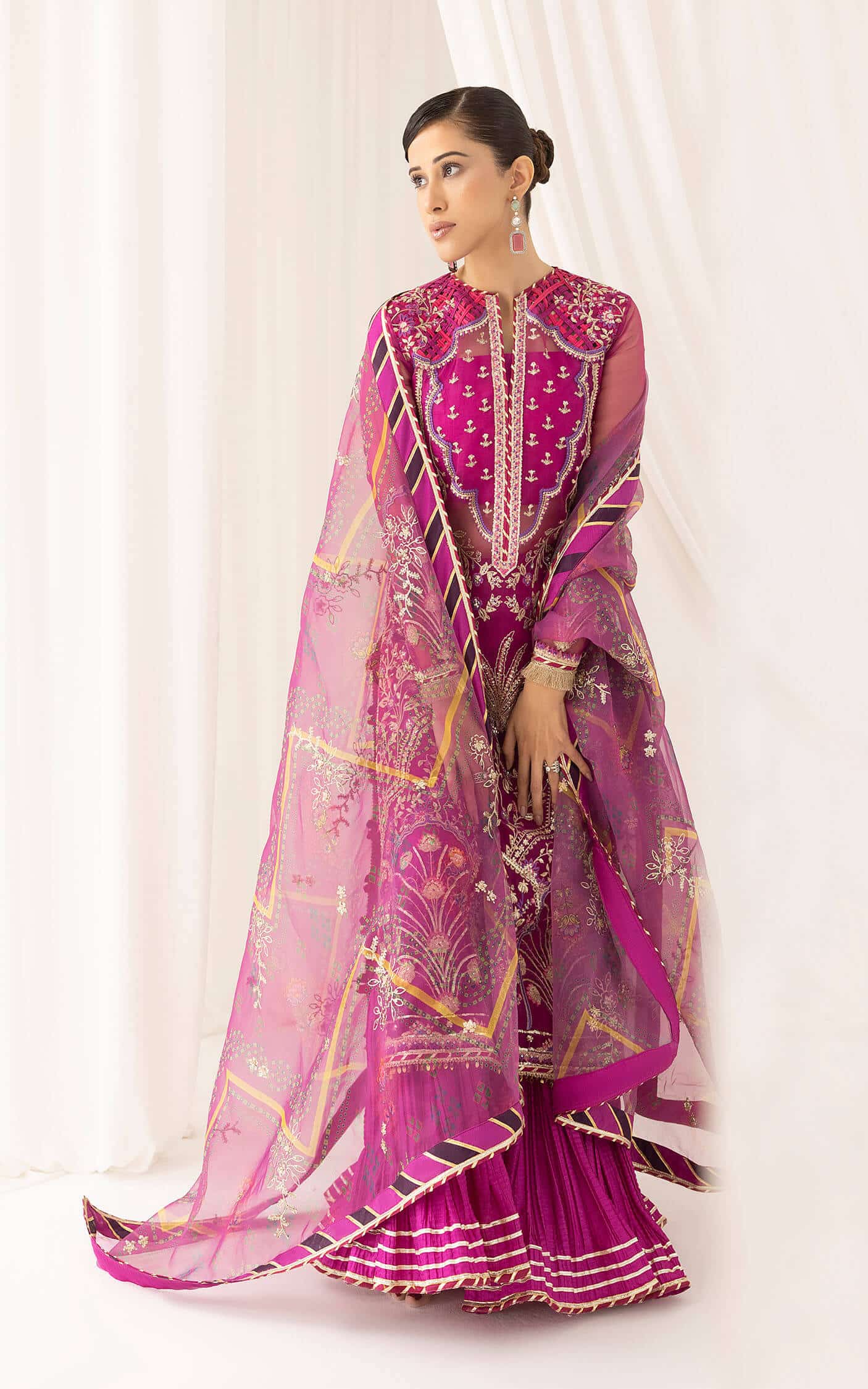 Asifa and Nabeel | Barasti Festive 23 | Raqs (ANB-02) - by - Libasekhas UK - Registered Vendor of : Asifa and Nabeel - 100% Original Designer Dresss