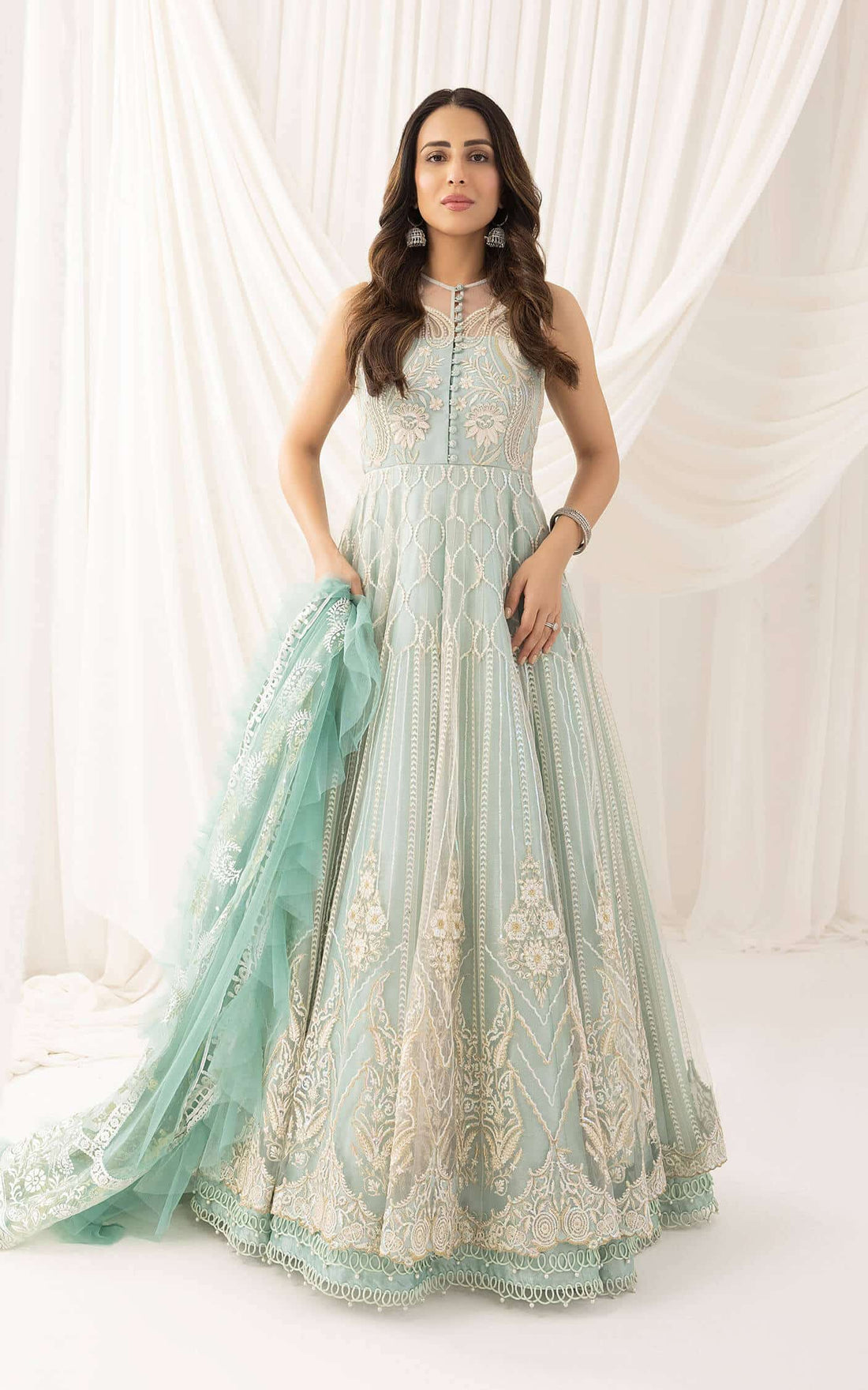 Asifa and Nabeel | Barasti Festive 23 | Chandni (ANB-05) - by - Libasekhas UK - Registered Vendor of : Asifa and Nabeel - 100% Original Designer Dresss