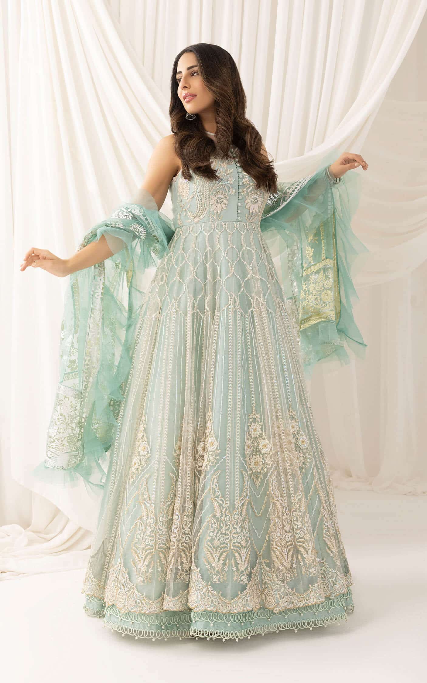 Asifa and Nabeel | Barasti Festive 23 | Chandni (ANB-05) - by - Libasekhas UK - Registered Vendor of : Asifa and Nabeel - 100% Original Designer Dresss