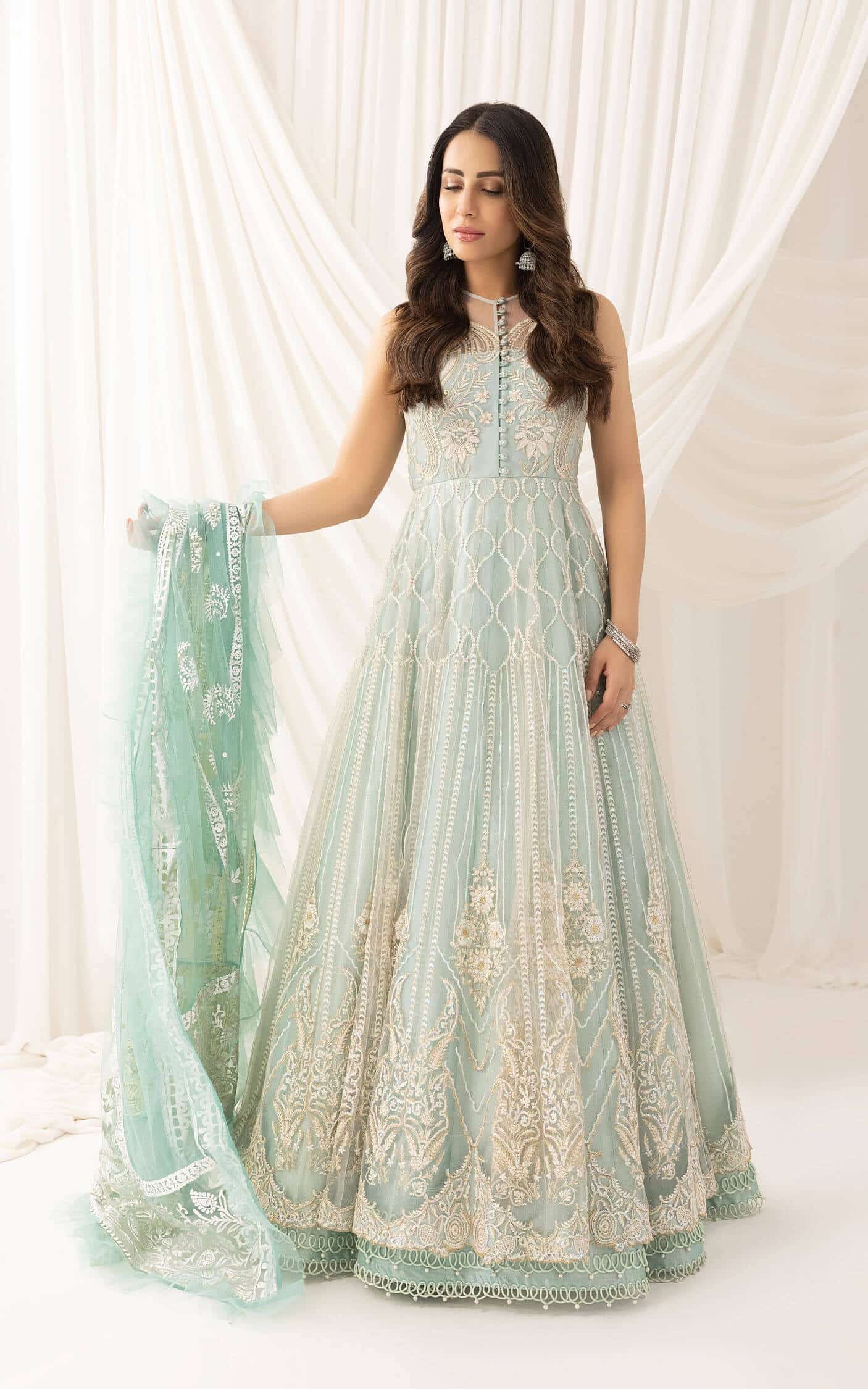 Asifa and Nabeel | Barasti Festive 23 | Chandni (ANB-05) - by - Libasekhas UK - Registered Vendor of : Asifa and Nabeel - 100% Original Designer Dresss