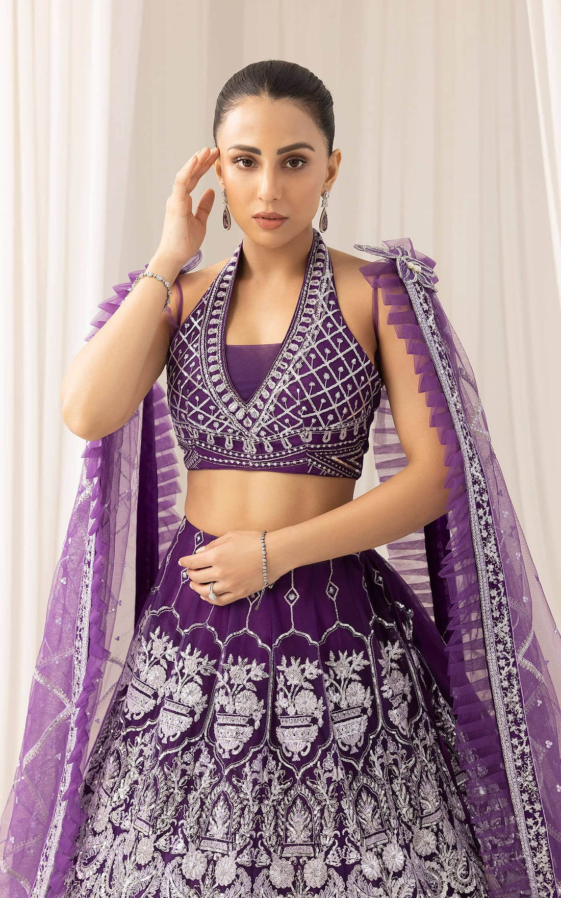 Asifa and Nabeel | Barasti Festive 23 | Bandhani (ANB-07) - by - Libasekhas UK - Registered Vendor of : Asifa and Nabeel - 100% Original Designer Dresss