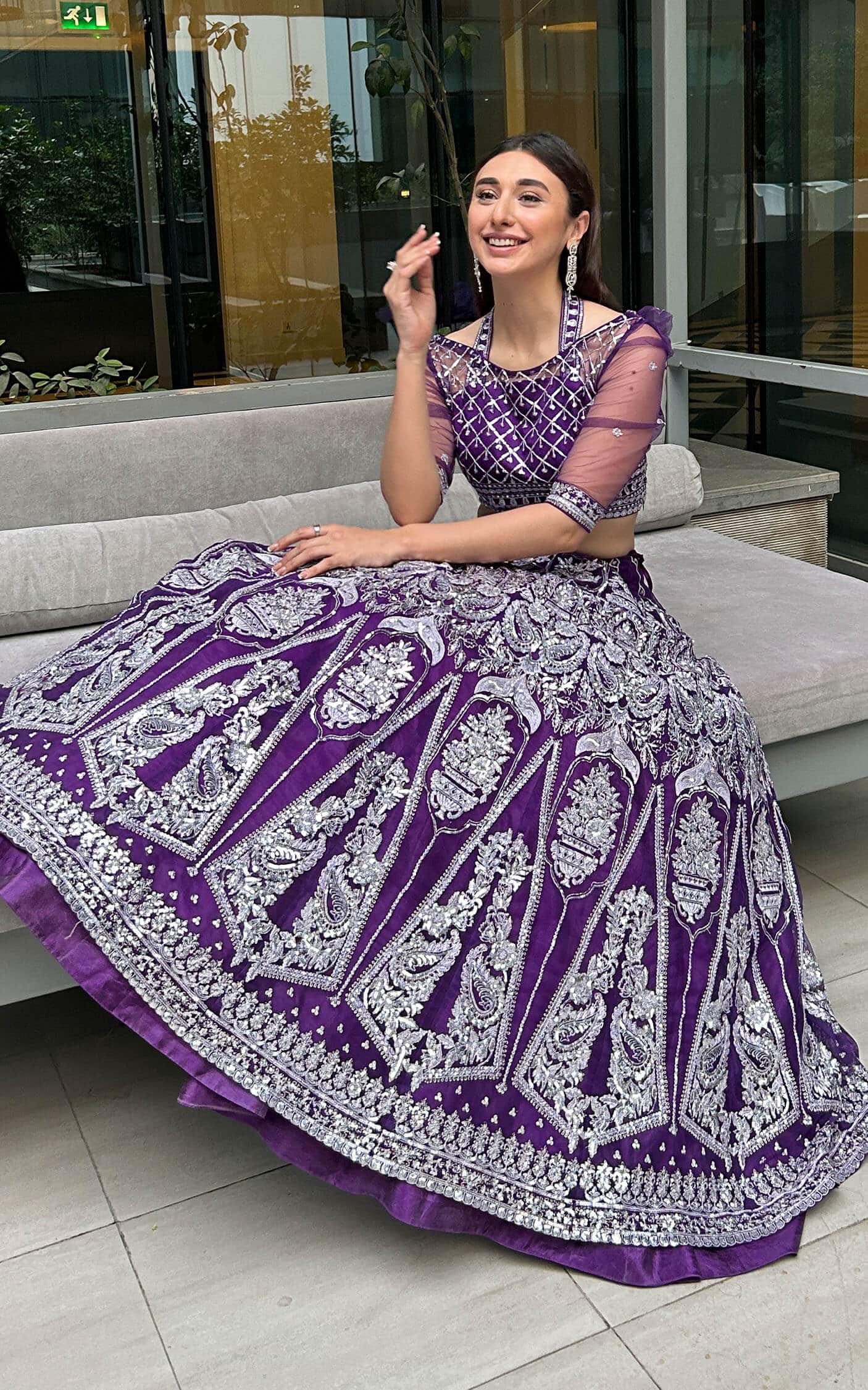 Asifa and Nabeel | Barasti Festive 23 | Bandhani (ANB-07) - by - Libasekhas UK - Registered Vendor of : Asifa and Nabeel - 100% Original Designer Dresss