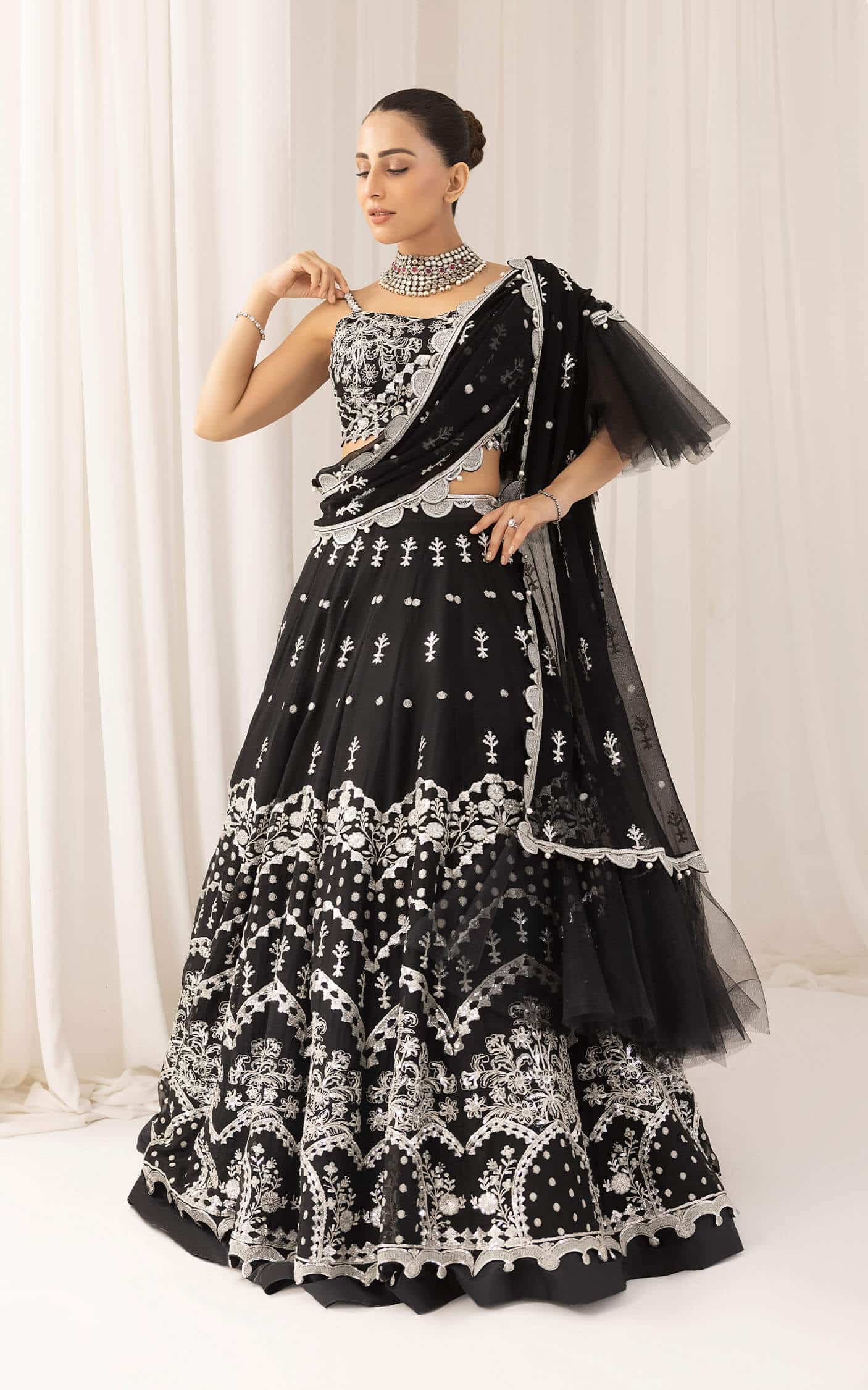 Asifa and Nabeel | Barasti Festive 23 | Basanti (ANB-08) - by - Libasekhas UK - Registered Vendor of : Asifa and Nabeel - 100% Original Designer Dresss