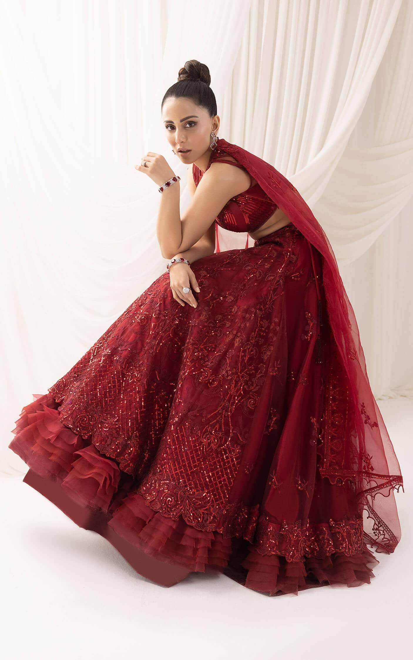 Asifa and Nabeel | Barasti Festive 23 | Mastani (ANB-10) - by - Libasekhas UK - Registered Vendor of : Asifa and Nabeel - 100% Original Designer Dresss