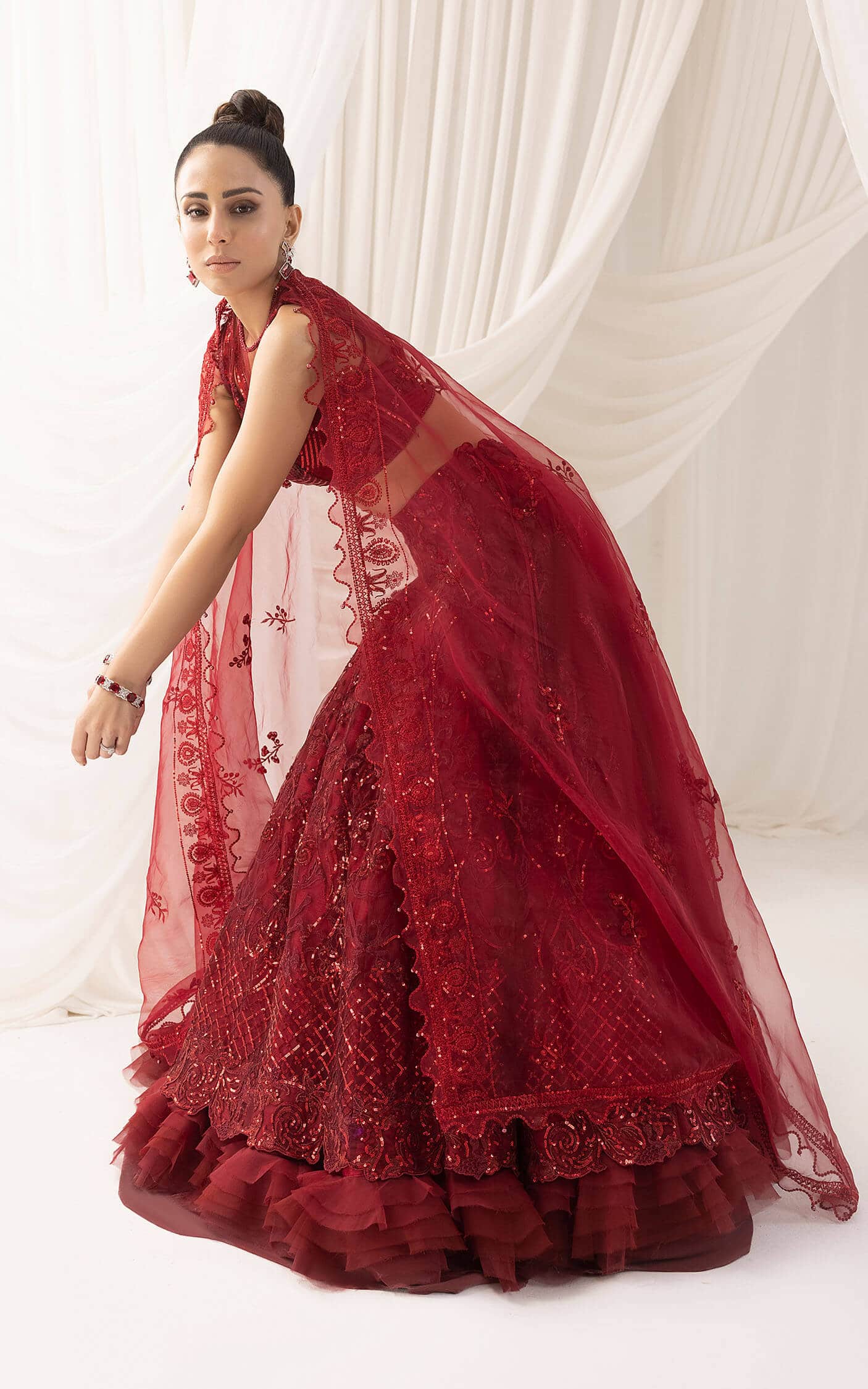 Asifa and Nabeel | Barasti Festive 23 | Mastani (ANB-10) - by - Libasekhas UK - Registered Vendor of : Asifa and Nabeel - 100% Original Designer Dresss