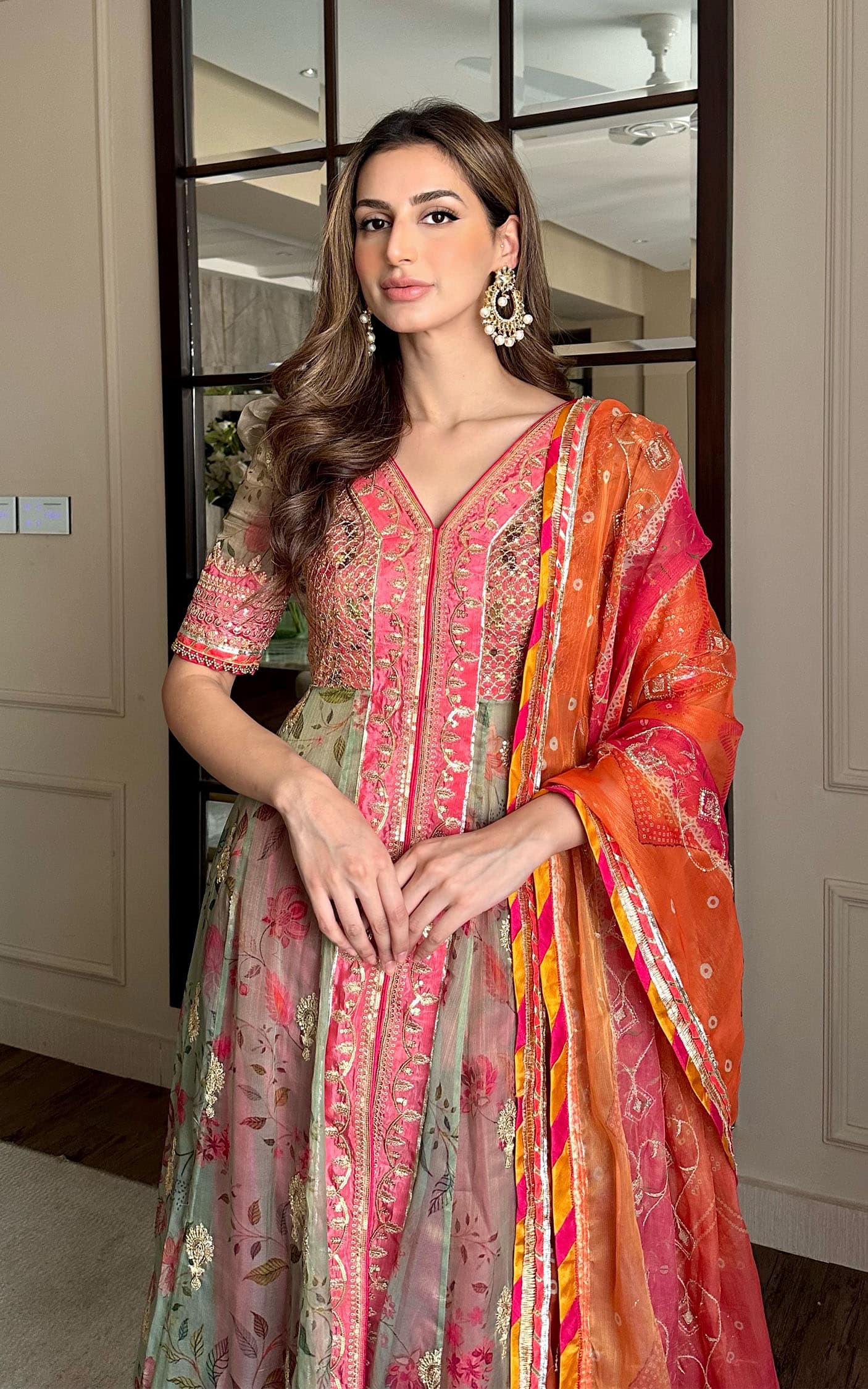 Asifa and Nabeel | Barasti Festive 23 | Rangoli (ANB-01) - by - Libasekhas UK - Registered Vendor of : Asifa and Nabeel - 100% Original Designer Dresss