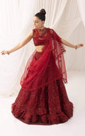 Asifa and Nabeel | Barasti Festive 23 | Mastani (ANB-10) - by - Libasekhas UK - Registered Vendor of : Asifa and Nabeel - 100% Original Designer Dresss