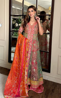 Asifa and Nabeel | Barasti Festive 23 | Rangoli (ANB-01) - by - Libasekhas UK - Registered Vendor of : Asifa and Nabeel - 100% Original Designer Dresss