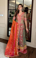 Asifa and Nabeel | Barasti Festive 23 | Rangoli (ANB-01) - by - Libasekhas UK - Registered Vendor of : Asifa and Nabeel - 100% Original Designer Dresss