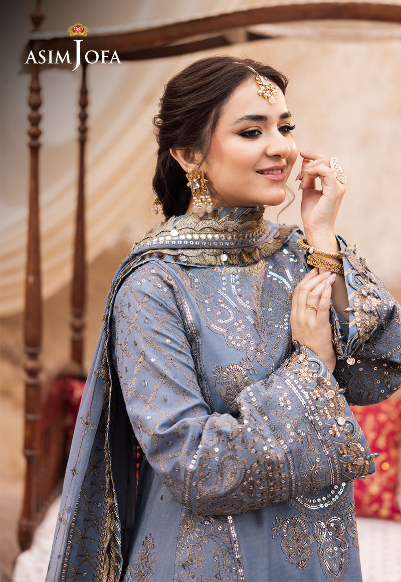 Asim Jofa | Chikankari Eid24 | AJCE-12 - by - Libasekhas UK - Registered Vendor of : Asim Jofa - 100% Original Designer Dresss