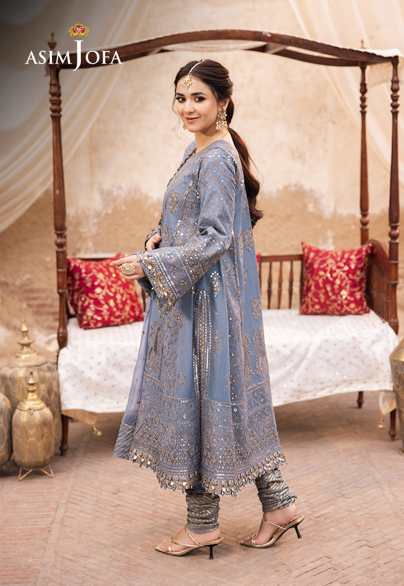 Asim Jofa | Chikankari Eid24 | AJCE-12 - by - Libasekhas UK - Registered Vendor of : Asim Jofa - 100% Original Designer Dresss