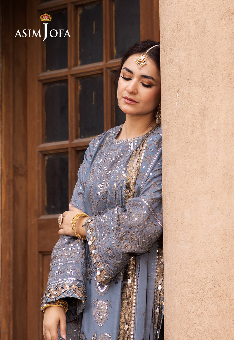 Asim Jofa | Chikankari Eid24 | AJCE-12 - by - Libasekhas UK - Registered Vendor of : Asim Jofa - 100% Original Designer Dresss