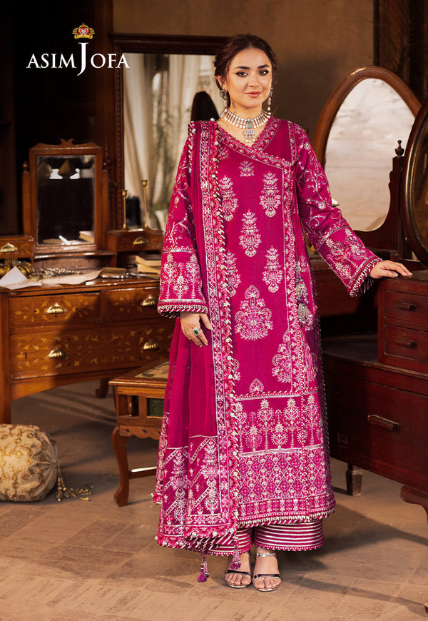 Asim Jofa | Chikankari Eid24 | AJCE-09 - by - Libasekhas UK - Registered Vendor of : Asim Jofa - 100% Original Designer Dresss