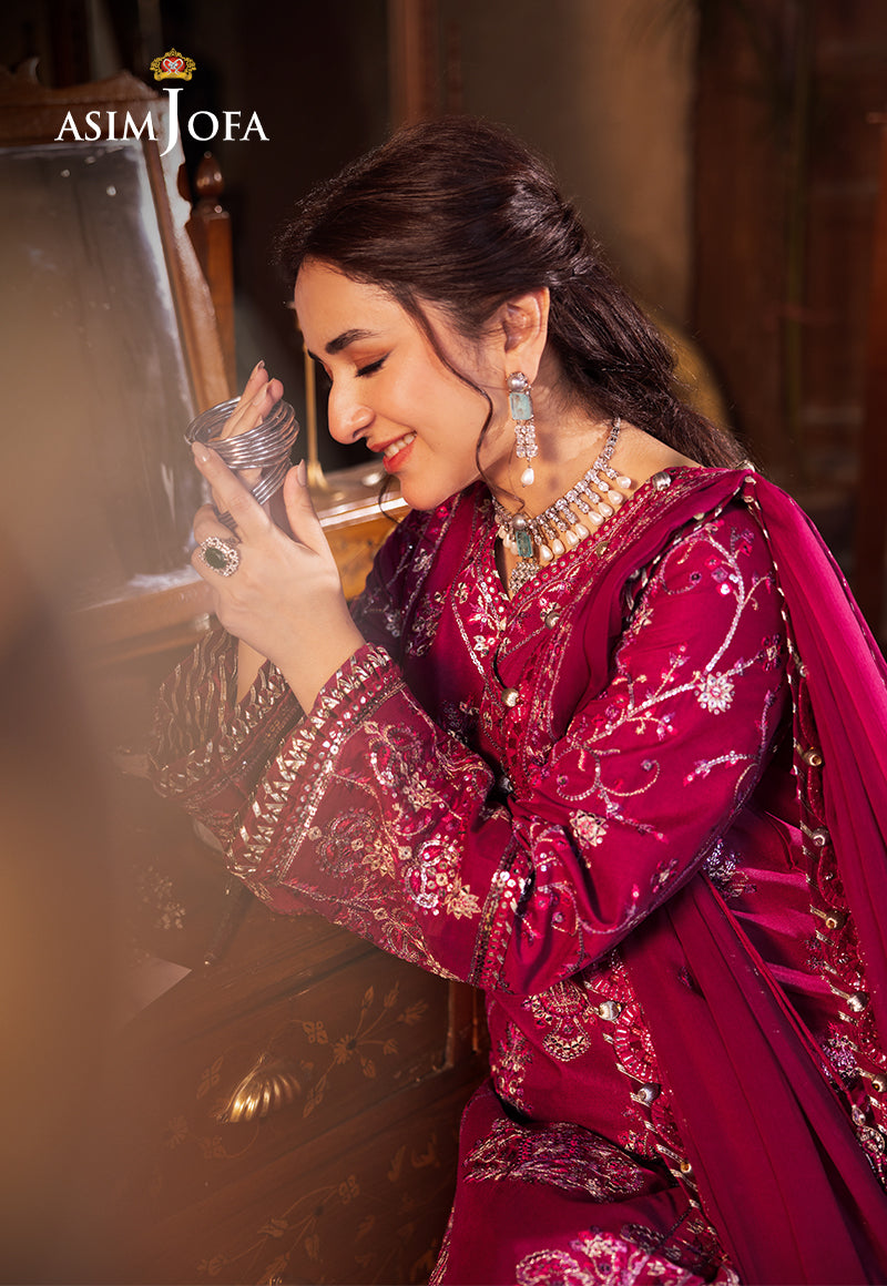 Asim Jofa | Chikankari Eid24 | AJCE-09 - by - Libasekhas UK - Registered Vendor of : Asim Jofa - 100% Original Designer Dresss