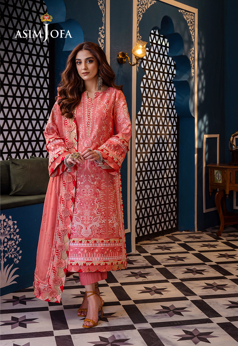 Asim Jofa | Fasana e Ishq Eid Luxury Lawn | AJFI-07 - by - Libasekhas UK - Registered Vendor of : Asim Jofa - 100% Original Designer Dresss