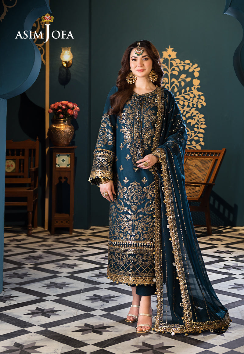 Asim Jofa | Fasana e Ishq Eid Luxury Lawn | AJFI-30 - by - Libasekhas UK - Registered Vendor of : Asim Jofa - 100% Original Designer Dresss