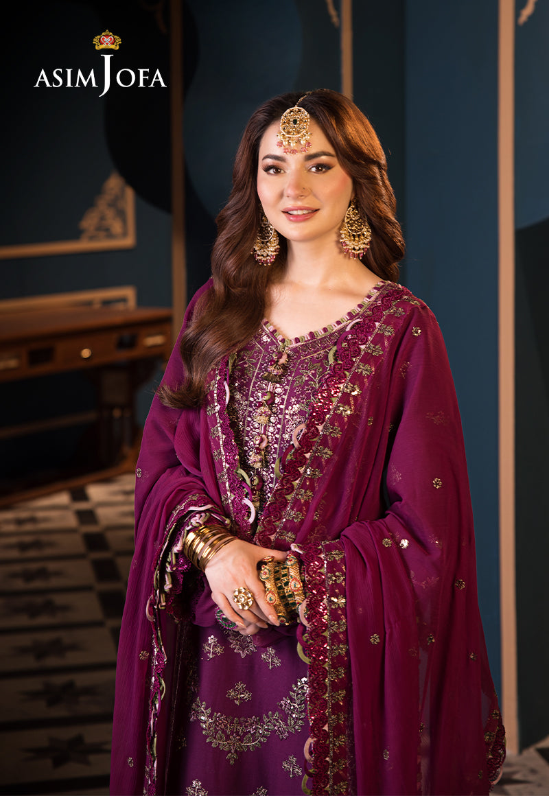 Asim Jofa | Fasana e Ishq Eid Luxury Lawn | AJFI-11 - by - Libasekhas UK - Registered Vendor of : Asim Jofa - 100% Original Designer Dresss