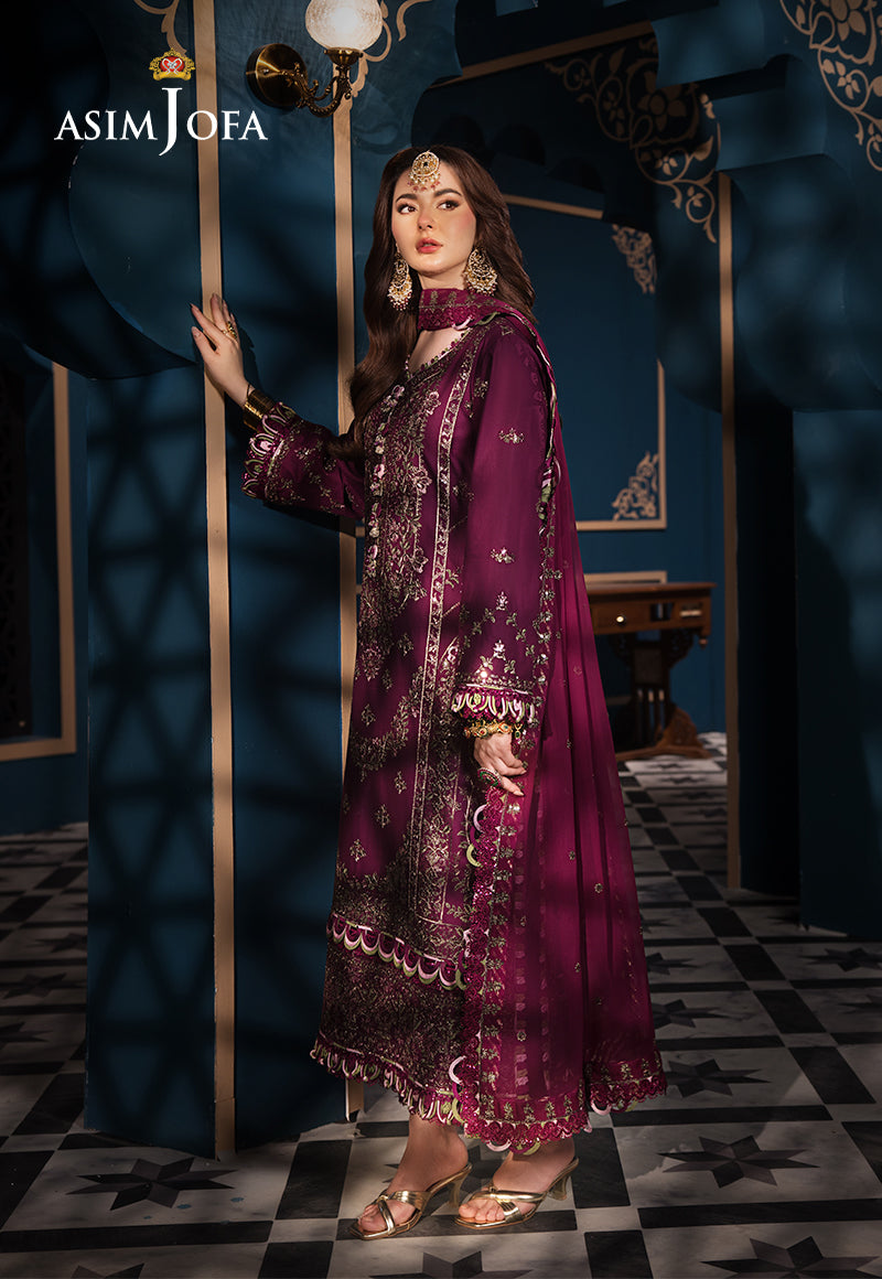 Asim Jofa | Fasana e Ishq Eid Luxury Lawn | AJFI-11 - by - Libasekhas UK - Registered Vendor of : Asim Jofa - 100% Original Designer Dresss