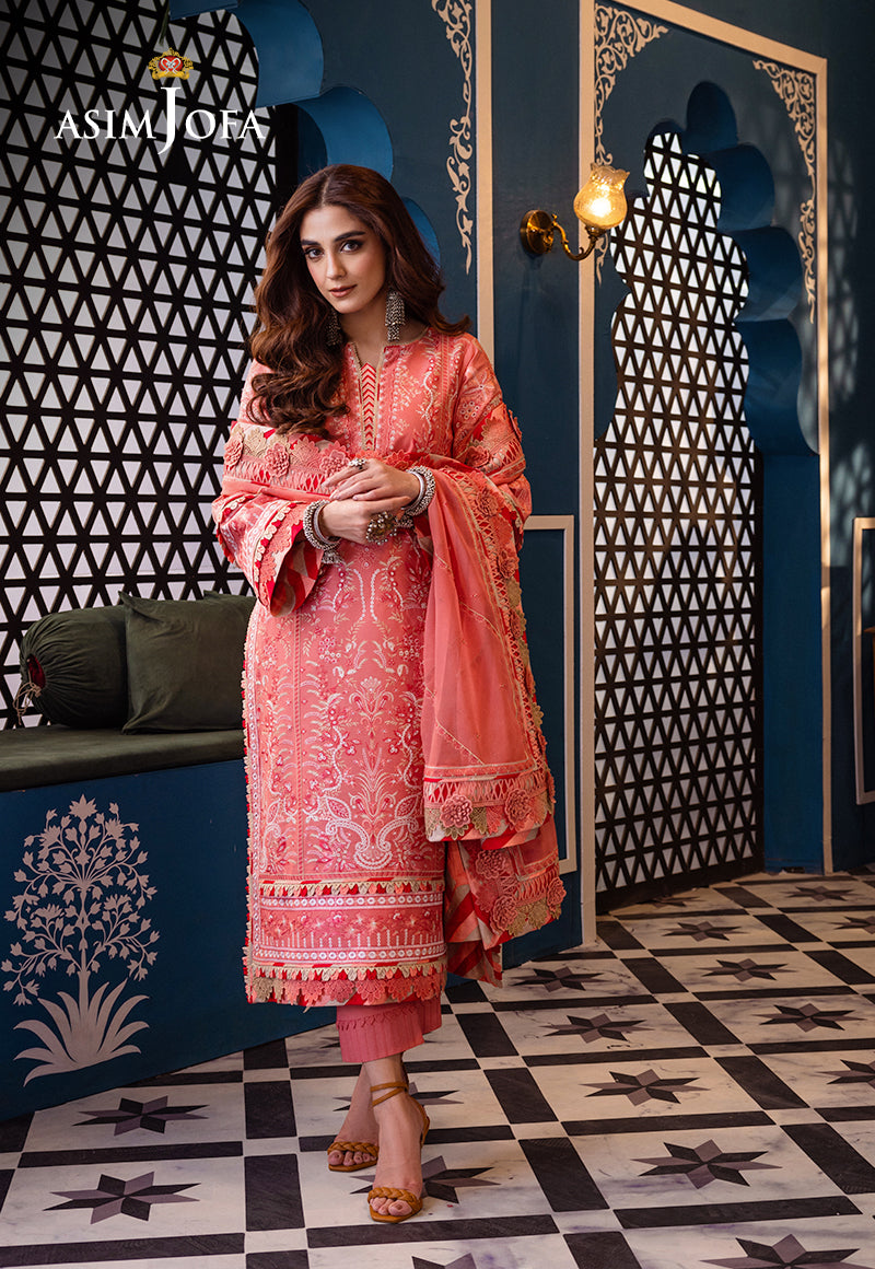 Asim Jofa | Fasana e Ishq Eid Luxury Lawn | AJFI-07 - by - Libasekhas UK - Registered Vendor of : Asim Jofa - 100% Original Designer Dresss