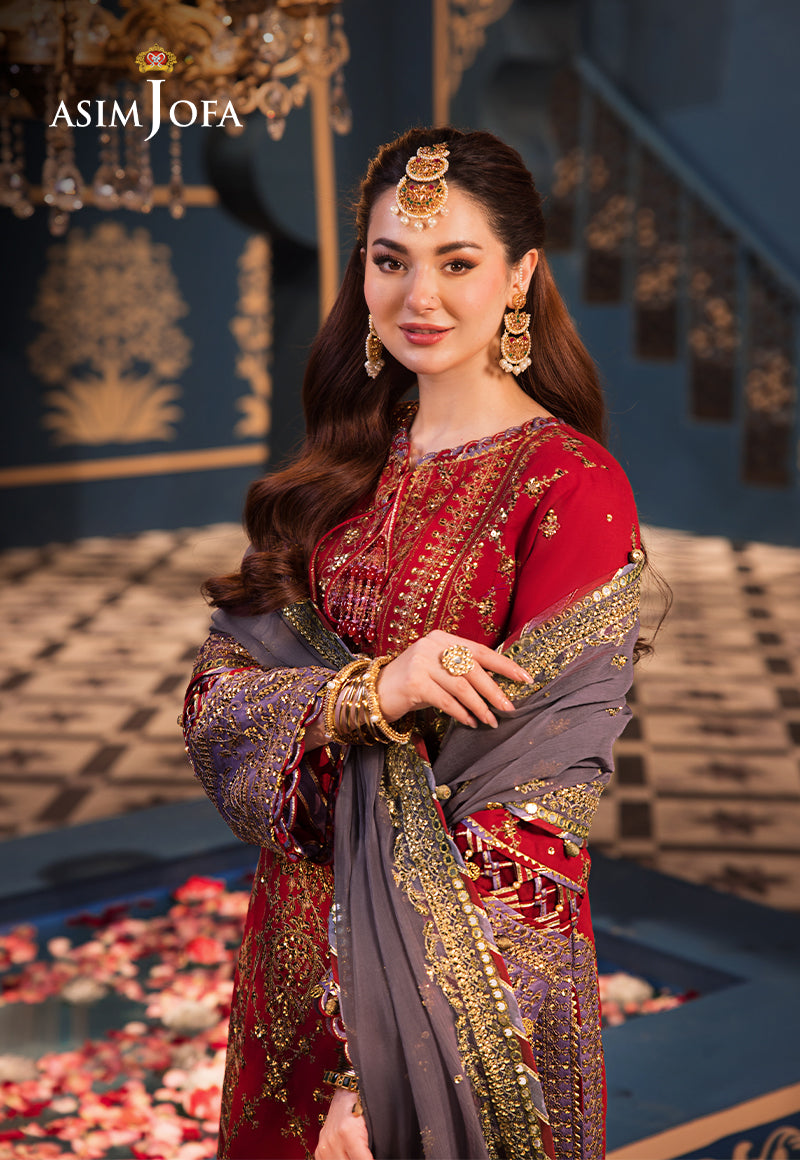 Asim Jofa | Fasana e Ishq Eid Luxury Lawn | AJFI-27 - by - Libasekhas UK - Registered Vendor of : Asim Jofa - 100% Original Designer Dresss