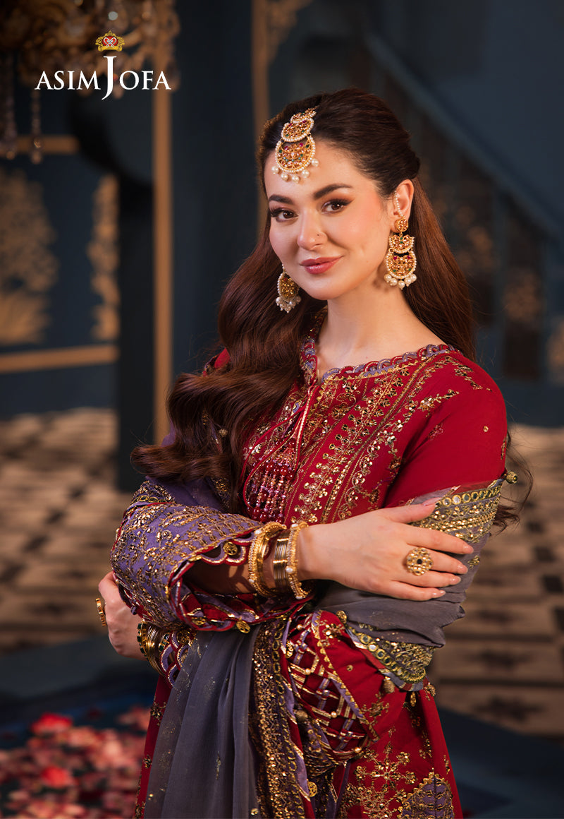 Asim Jofa | Fasana e Ishq Eid Luxury Lawn | AJFI-27 - by - Libasekhas UK - Registered Vendor of : Asim Jofa - 100% Original Designer Dresss