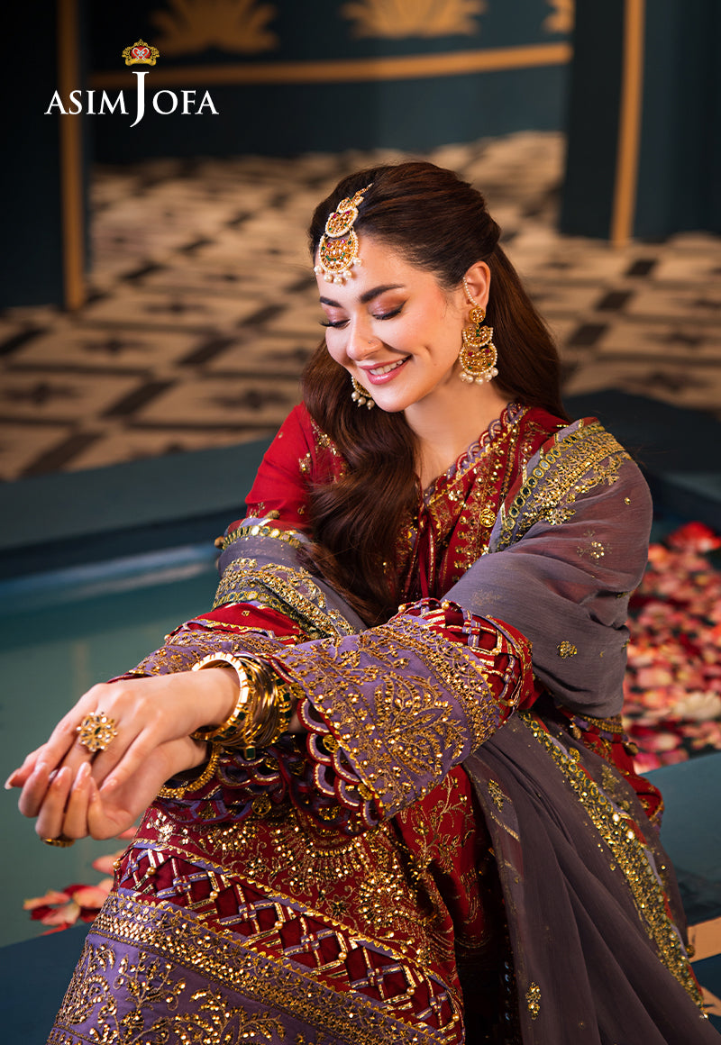 Asim Jofa | Fasana e Ishq Eid Luxury Lawn | AJFI-27 - by - Libasekhas UK - Registered Vendor of : Asim Jofa - 100% Original Designer Dresss