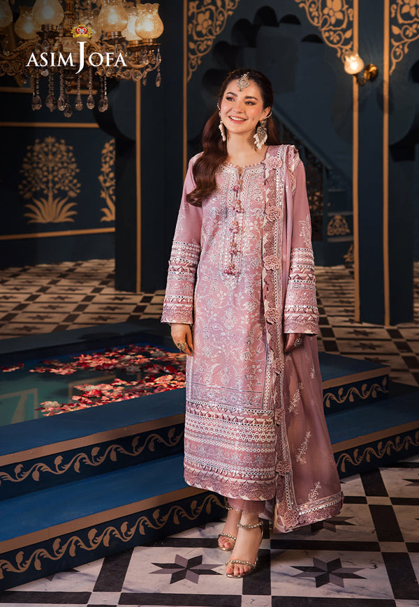 Asim Jofa | Fasana e Ishq Eid Luxury Lawn | AJFI-02 - by - Libasekhas UK - Registered Vendor of : Asim Jofa - 100% Original Designer Dresss