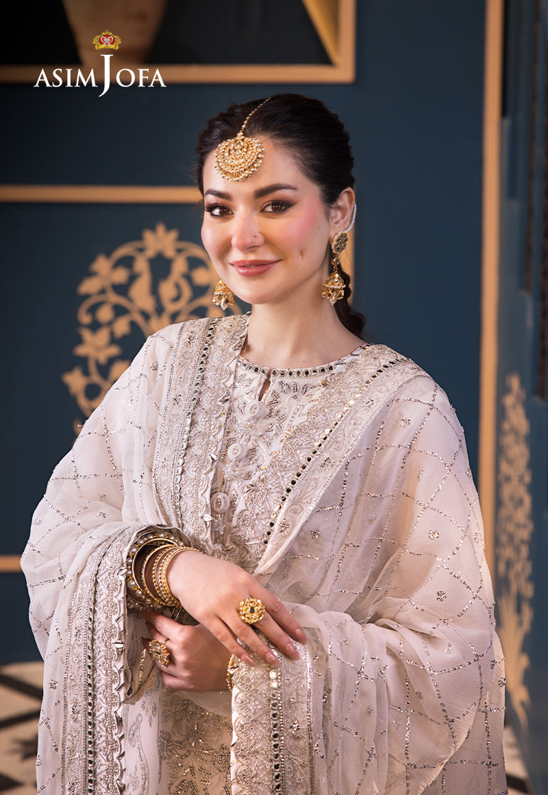 Asim Jofa | Fasana e Ishq Eid Luxury Lawn | AJFI-08 - by - Libasekhas UK - Registered Vendor of : Asim Jofa - 100% Original Designer Dresss