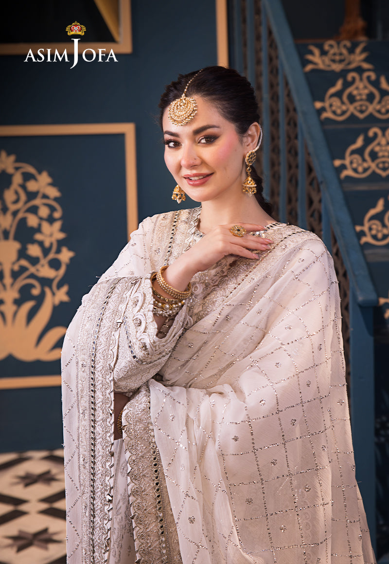 Asim Jofa | Fasana e Ishq Eid Luxury Lawn | AJFI-08 - by - Libasekhas UK - Registered Vendor of : Asim Jofa - 100% Original Designer Dresss