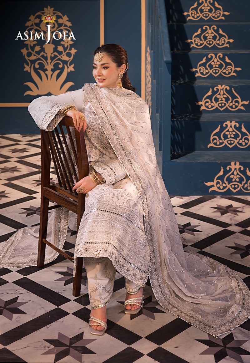 Asim Jofa | Fasana e Ishq Eid Luxury Lawn | AJFI-08 - by - Libasekhas UK - Registered Vendor of : Asim Jofa - 100% Original Designer Dresss