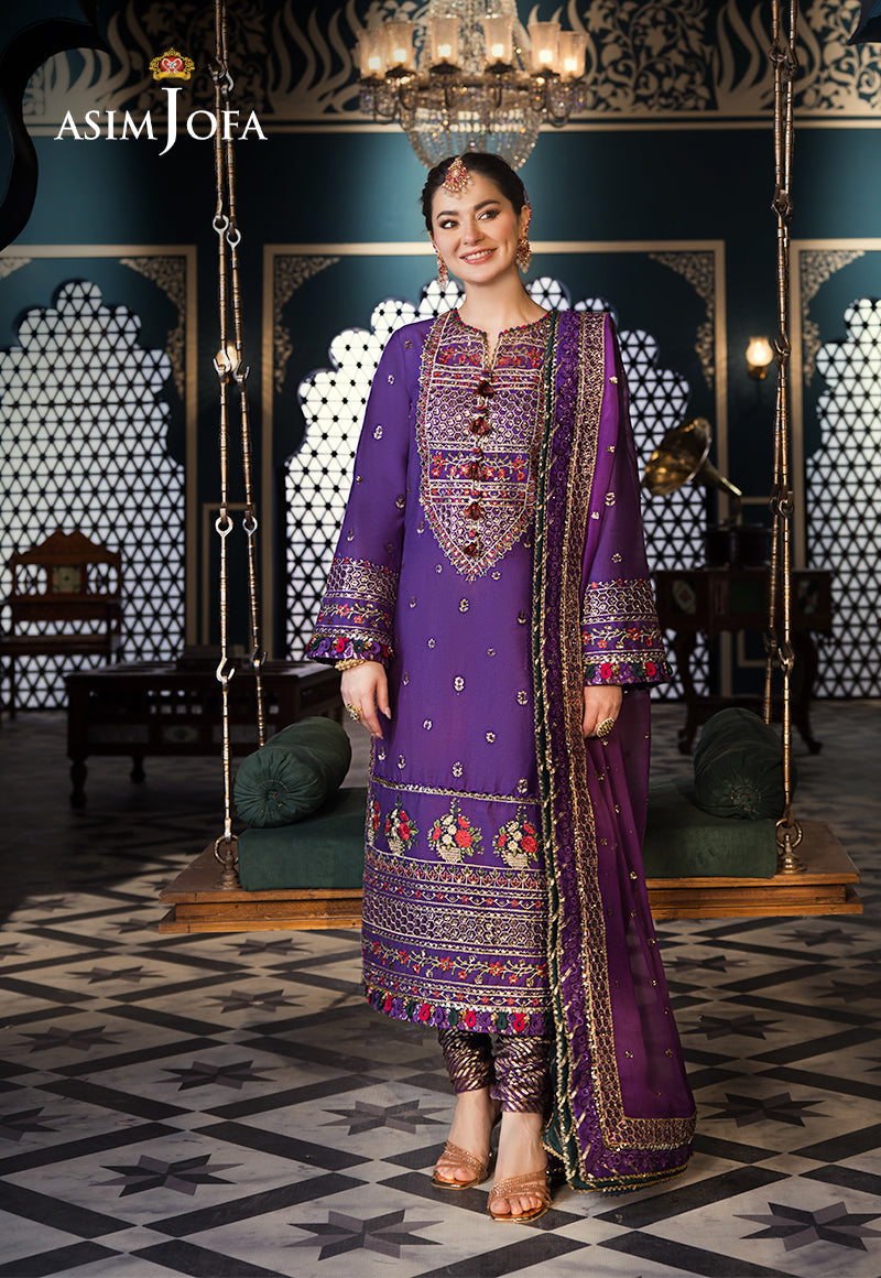 Asim Jofa | Fasana e Ishq Eid Luxury Lawn | AJFI-16 - by - Libasekhas UK - Registered Vendor of : Asim Jofa - 100% Original Designer Dresss