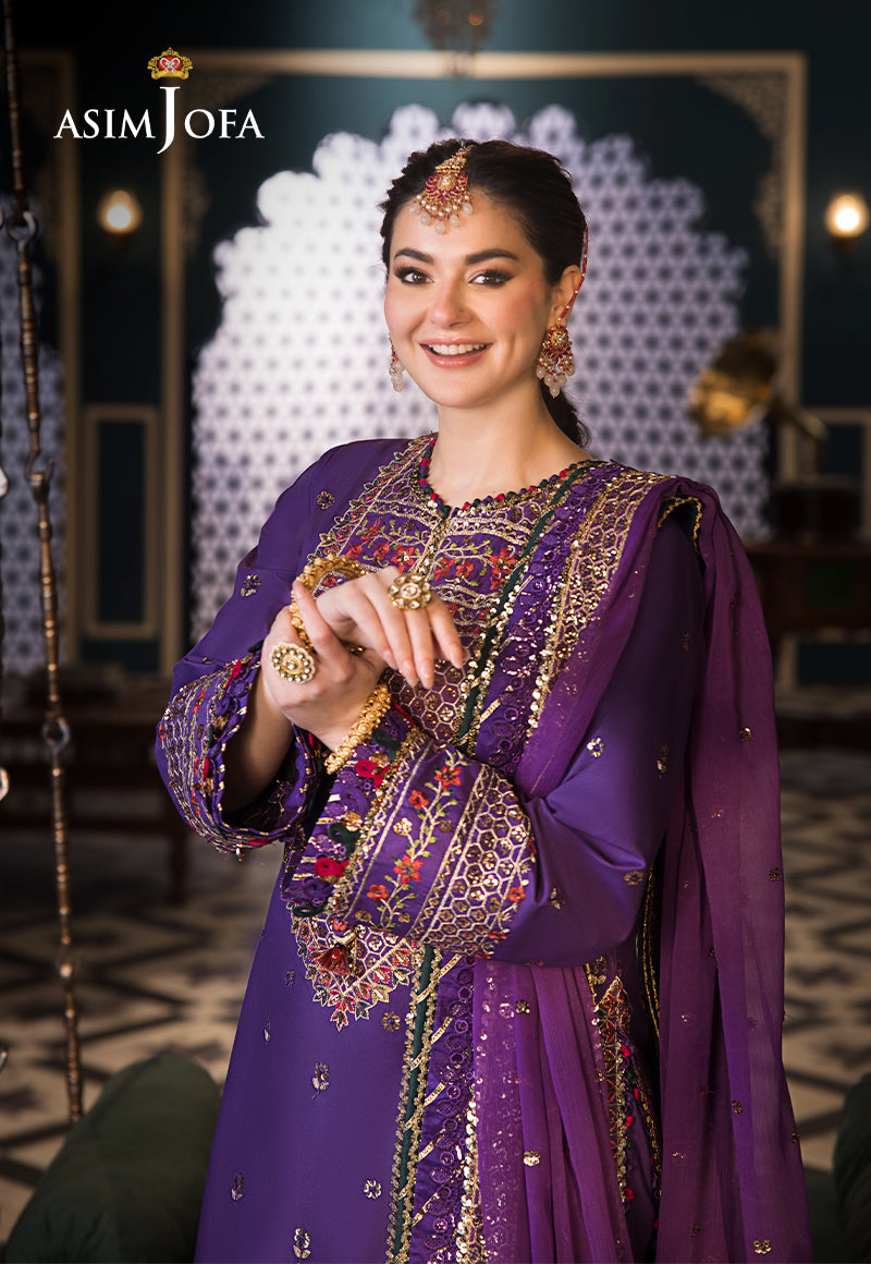 Asim Jofa | Fasana e Ishq Eid Luxury Lawn | AJFI-16 - by - Libasekhas UK - Registered Vendor of : Asim Jofa - 100% Original Designer Dresss