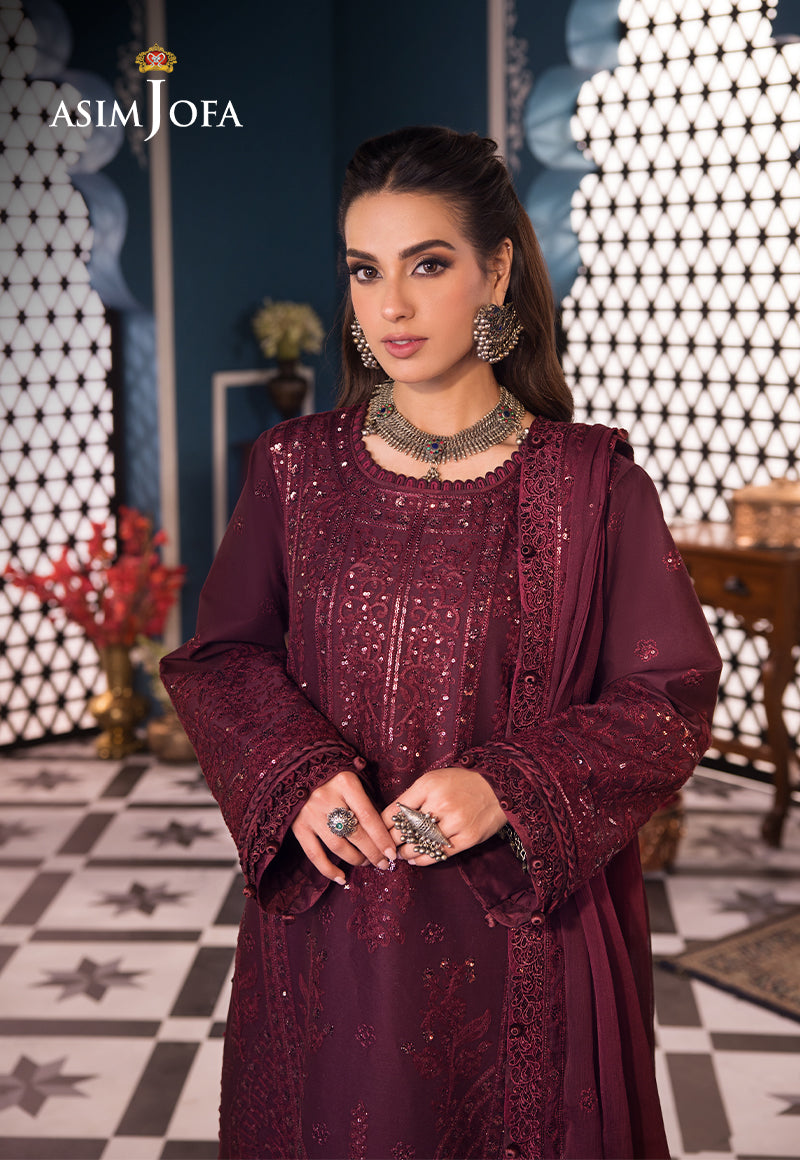 Asim Jofa | Fasana e Ishq Eid Luxury Lawn | AJFI-09 - by - Libasekhas UK - Registered Vendor of : Asim jofa - 100% Original Designer Dresss