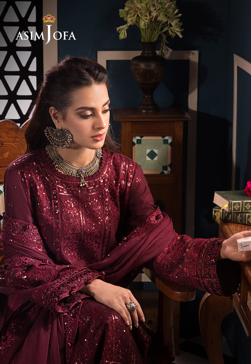 Asim Jofa | Fasana e Ishq Eid Luxury Lawn | AJFI-09 - by - Libasekhas UK - Registered Vendor of : Asim jofa - 100% Original Designer Dresss