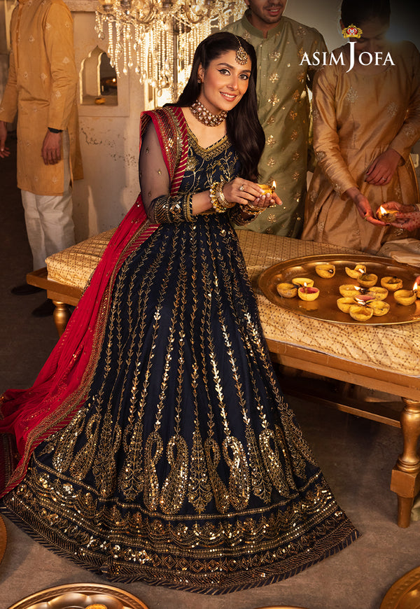 Asim Jofa | Shehnai Festive Collection | AJSH-10 - by - Libasekhas UK - Registered Vendor of : Asim Jofa - 100% Original Designer Dresss