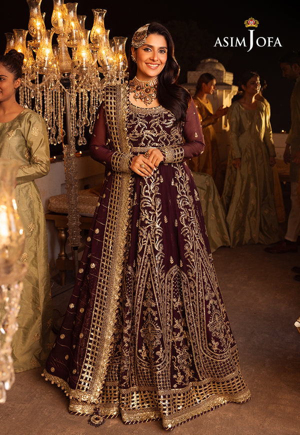Asim Jofa | Shehnai Festive Collection | AJSH-02 - by - Libasekhas UK - Registered Vendor of : Asim Jofa - 100% Original Designer Dresss