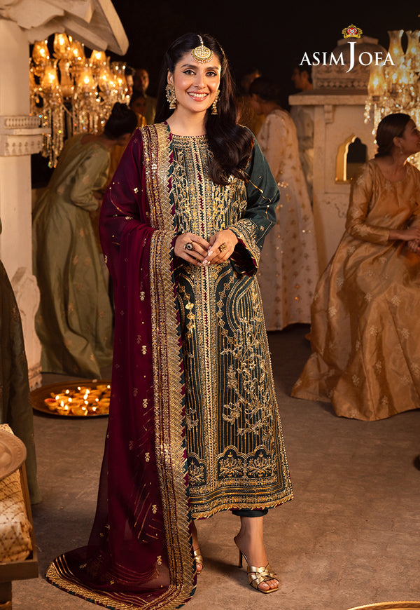 Asim Jofa | Shehnai Festive Collection | AJSH-20 - by - Libasekhas UK - Registered Vendor of : Asim Jofa - 100% Original Designer Dresss