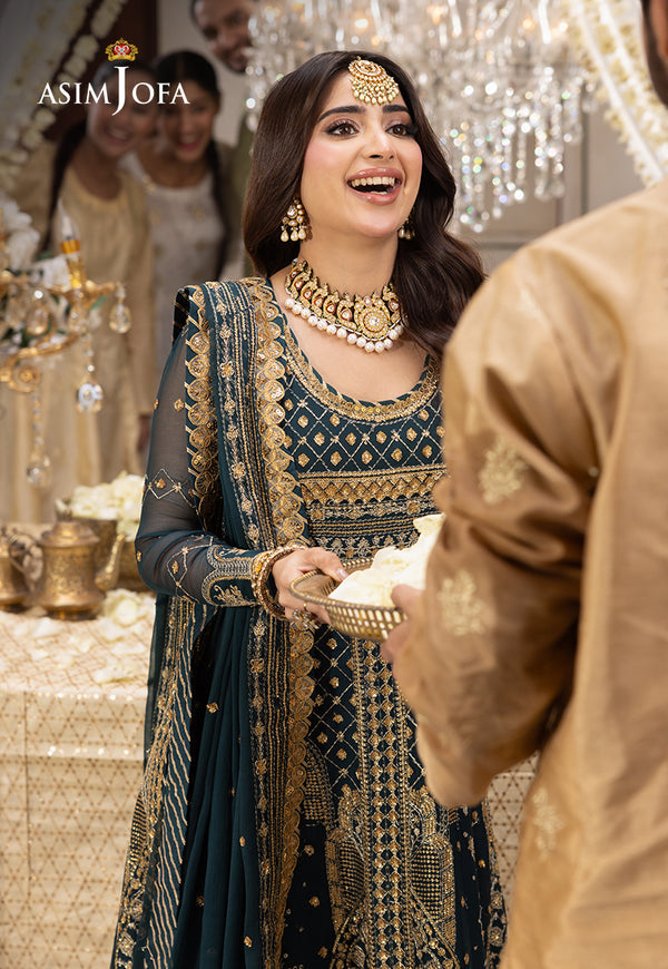 Asim Jofa | Shehnai Festive Collection | AJSH-18 - by - Libasekhas UK - Registered Vendor of : Asim Jofa - 100% Original Designer Dresss