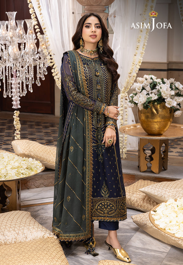 Asim Jofa | Shehnai Festive Collection | AJSH-12 - by - Libasekhas UK - Registered Vendor of : Asim Jofa - 100% Original Designer Dresss
