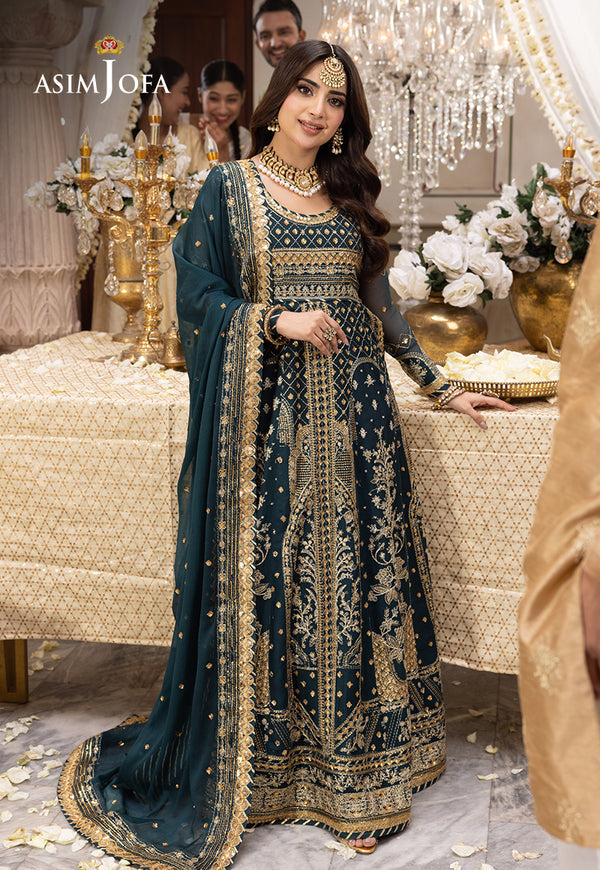 Asim Jofa | Shehnai Festive Collection | AJSH-18 - by - Libasekhas UK - Registered Vendor of : Asim Jofa - 100% Original Designer Dresss