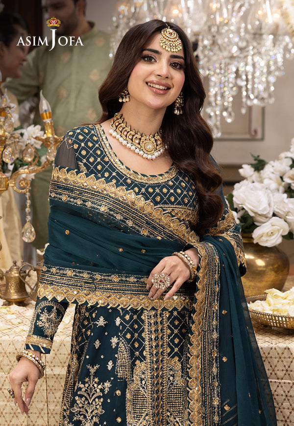 Asim Jofa | Shehnai Festive Collection | AJSH-18 - by - Libasekhas UK - Registered Vendor of : Asim Jofa - 100% Original Designer Dresss