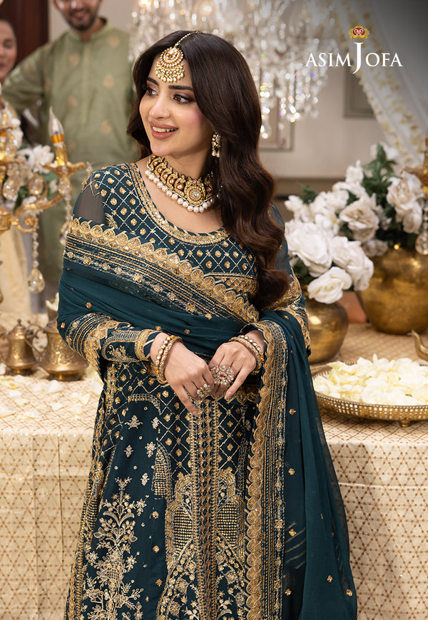 Asim Jofa | Shehnai Festive Collection | AJSH-18 - by - Libasekhas UK - Registered Vendor of : Asim Jofa - 100% Original Designer Dresss