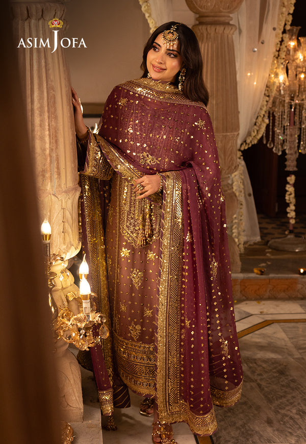Asim Jofa | Shehnai Festive Collection | AJSH-17 - by - Libasekhas UK - Registered Vendor of : Asim Jofa - 100% Original Designer Dresss