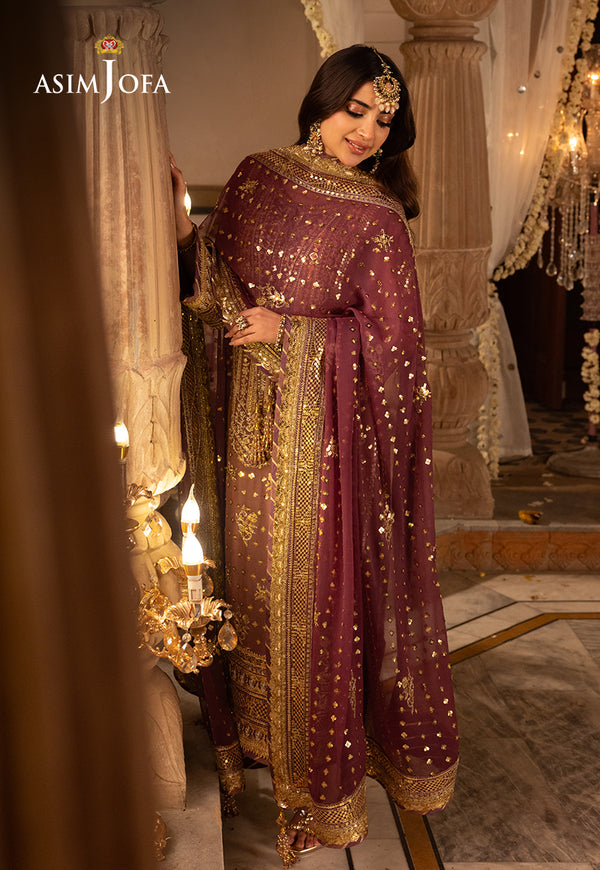 Asim Jofa | Shehnai Festive Collection | AJSH-17 - by - Libasekhas UK - Registered Vendor of : Asim Jofa - 100% Original Designer Dresss